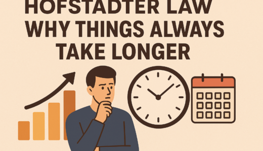 【ホフスタッターの法則】なぜ人はいつも予定より時間がかかるのか